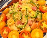 玄米が美味しい!ゴーヤチャーハン☆作り方6写真