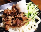 牛肉のしぐれ煮とおろしの冷やしうどん作り方4写真