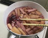 紅芋茎の胡麻酢和え作り方7写真