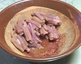 紅芋茎の胡麻酢和え作り方11写真