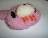 血付き（明太子）ピンクグルーミー寿司作り方4写真