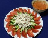 お庭のトマトと胡瓜で棒棒鶏作り方18写真
