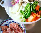 簡単♡豚肉と野菜の味噌炒め作り方1写真
