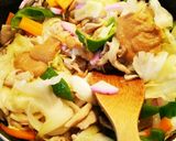簡単♡豚肉と野菜の味噌炒め作り方6写真