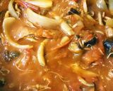 大玉トマトとチキンのカレー。作り方3写真