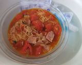 夏にはぜひ☀トマト味の冷やしそうめん♫作り方16写真