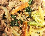 糖質制限★野菜たっぷり極旨プルコギ韓国風作り方8写真