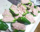 簡単(*´∪`*)♡　ピーマンの肉詰め作り方3写真