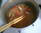 意外と美味しい！トマトと椎茸の　お味噌汁作り方5写真