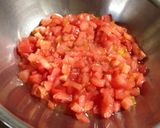 鶏唐 ザク切りトマトの中華風ネギソース作り方3写真