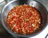 鶏唐 ザク切りトマトの中華風ネギソース作り方4写真
