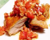 鶏唐 ザク切りトマトの中華風ネギソース作り方7写真