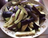 簡単レンジで茄子の大量ポン酢掛け作り方3写真