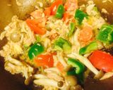 懐かしの味♬卵と野菜のケチャップ炒め♡作り方3写真