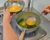 きぬさや卵とじ作り方5写真