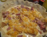 ハムとチーズのキッシュ　作り方5写真