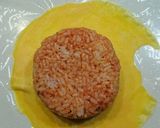 キャラ弁 ミニオン♡オムライス作り方2写真