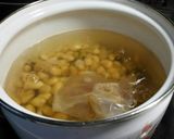 お盆！とろろ昆布と4種豆のお味噌汁❗作り方5写真