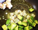 王道。さっぱりエビとアボカドのパスタ作り方7写真
