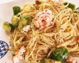 王道。さっぱりエビとアボカドのパスタ作り方11写真