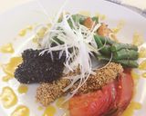 ✨季節野菜と豚肉のゴマ揚げ酢味噌仕立て✨作り方8写真