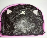 キャラ弁♡詰めるだけ　フユニャン♡のり弁作り方3写真