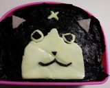 キャラ弁♡詰めるだけ　フユニャン♡のり弁作り方4写真