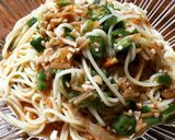 オクラのピリ辛冷製パスタ作り方7写真
