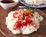 冷製トマトのカペッリーニ風そうめん作り方7写真