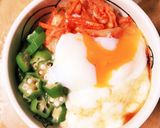 ☆温玉キムチとろろご飯☆作り方3写真