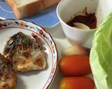 鯖のオープンサンド〜オーロラソース〜作り方1写真