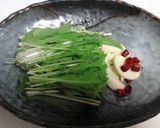 後片付けまで簡単　水菜のペペロンチーノ作り方1写真