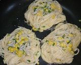 素麺まぁるく焼いちゃいました♪作り方3写真
