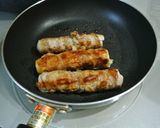 チーズインちくわの肉巻き作り方4写真