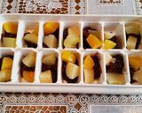 材料３つ♡簡単♡製氷器で白くま風アイス作り方4写真