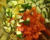 ☆簡単☆夏野菜の冷製パスタ作り方4写真