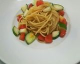☆簡単☆夏野菜の冷製パスタ作り方5写真