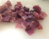 お弁当に☆鰹の角煮作り方1写真