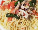 ｢ししとうと蒸し鶏の和風ペペロンチーノ｣作り方8写真
