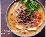 練り胡麻で濃厚♪担々スープそうめん作り方4写真