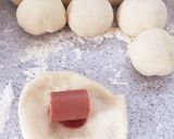 お惣菜ちぎりパン☆スヌーピー☆ミニオンズ作り方4写真