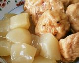 冬瓜と鶏団子のほっこり煮物作り方6写真