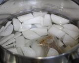大根と鶏肉の香菜(パクチー)スープ作り方3写真