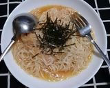 そうめんを簡単アレンジ♪明太カルボナーラ作り方6写真