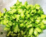 ナスのゴーヤ入り肉味噌のせ作り方3写真