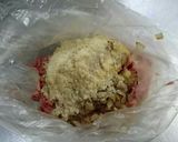 粉チーズinハンバーグ作り方3写真