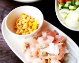 夏野菜とシーフードのチリソース炒め作り方3写真