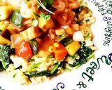 夏野菜とシーフードのチリソース炒め作り方7写真