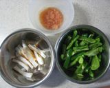 ピーマンとちくわのたらこバター炒め作り方1写真
