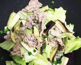 ナスとキャベツと豚肉の柚子胡椒ポン酢炒め作り方3写真